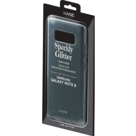 Coque slim pailletée étincelante pour Samsung Galaxy Note 8, Noir