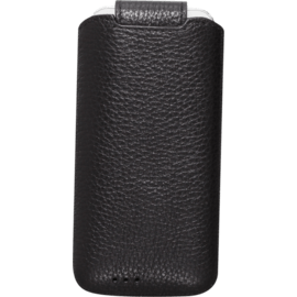 Etui Automatique pour Apple iPhone 5/5s/SE, cuir de Veau Shrunken Noir