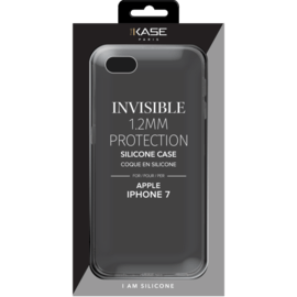 Custodia slim invisibile per Apple iPhone 7/8 / SE 2020 1.2mm, grigio trasparente