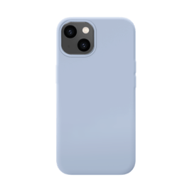 Coque antichoc en gel de silicone doux pour Apple iPhone 14, Bleu Lilas