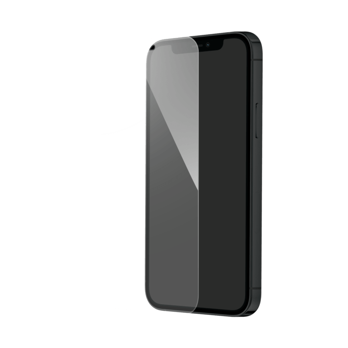 Protection d'&eacute;cran premium en verre tremp&eacute; pour Apple iPhone 12/12 Pro, Transparent