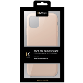 Soft Gel Silicone Case for Apple iPhone 11, Sandy Pink
