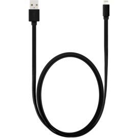 C&acirc;ble Lightning certifi&eacute; MFi Apple Charge/Sync (1M) Noir de Jais