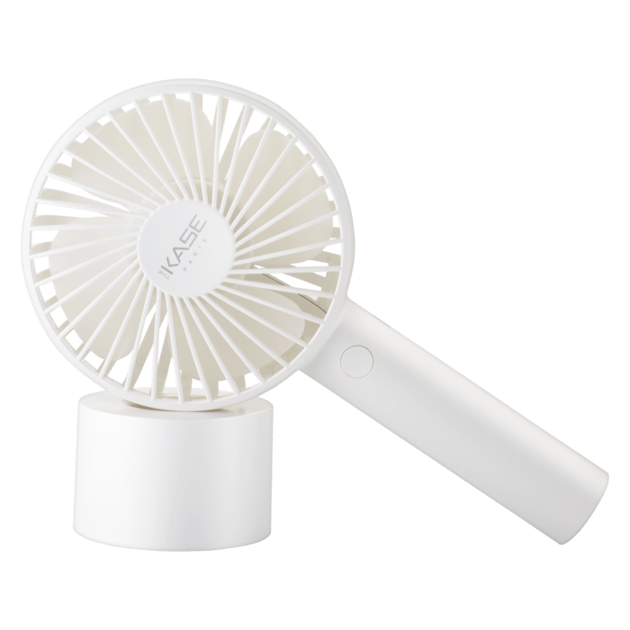 Mini Portable Fan, Bright White