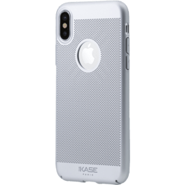 Coque Mesh pour Apple iPhone X, Argent
