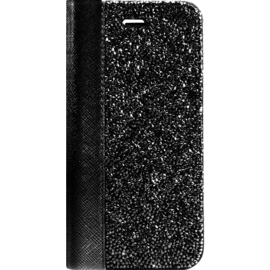 Case Rhinestone Bling Wallet case for Apple iPhone 6/6s/7/8, Midnight Black