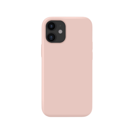 (O) Coque antichoc en gel de silicone doux pour Apple iPhone 12 mini, Rose Sable