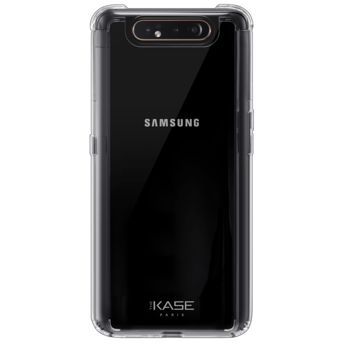 Coque hybride invisible pour Samsung Galaxy A80 2019, Transparent
