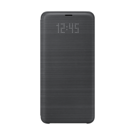 Case LED View cover Black Galaxy S9+