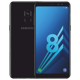 Galaxy A8 (2018) Dual Sim reconditionné 32 Go, Minuit noir, débloqué