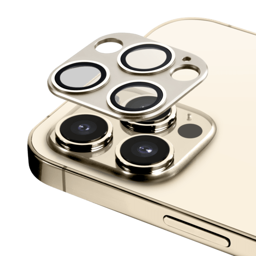 Sans Marque Protecteurs d'objectifs caméra brillant / iPhone 12 Pro - Metal  - Silver à prix pas cher