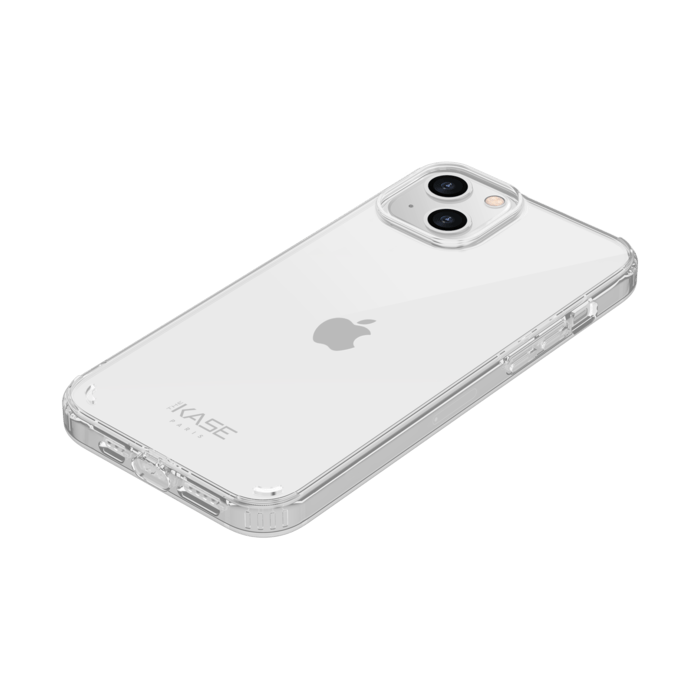 Custodia Ibrida Antibatterica Anti-Shock Invisibile per Apple iPhone 13, Trasparente