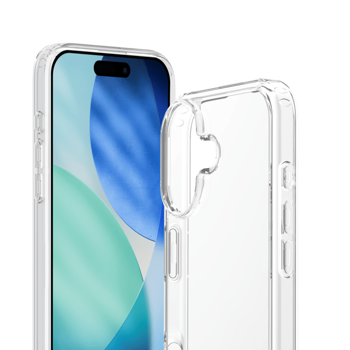 Pack combin&eacute; 3 en 1 (Coque hybride invisible, &Eacute;cran en verre tremp&eacute; de qualit&eacute; sup&eacute;rieure et Protecteur de l&rsquo;objectif de la cam&eacute;ra) pour Apple iPhone 17, Transparente