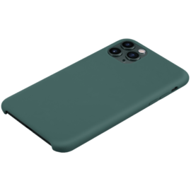 Coque en Gel de Silicone Doux pour Apple iPhone 11 Pro Max, Vert Mousse