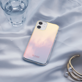 Coque hybride invisible iridescente pour Apple iPhone 12 mini, Iridescente