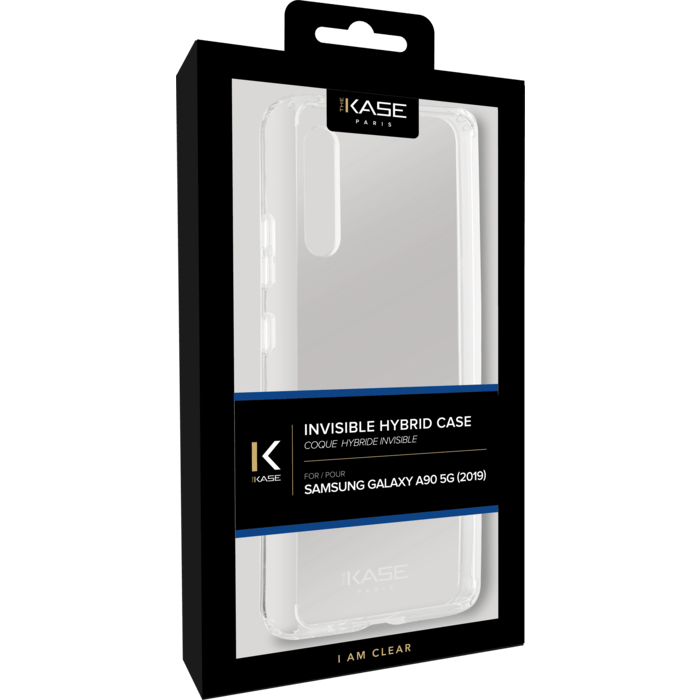 Coque hybride invisible pour Samsung Galaxy A90 5G 2019, Transparent