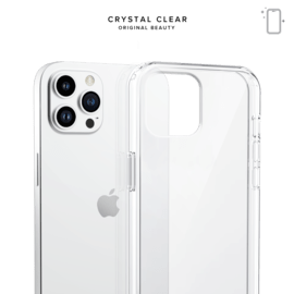Coque antibact&eacute;rienne hybride invisible pour iPhone 12/12 Pro, Transparente