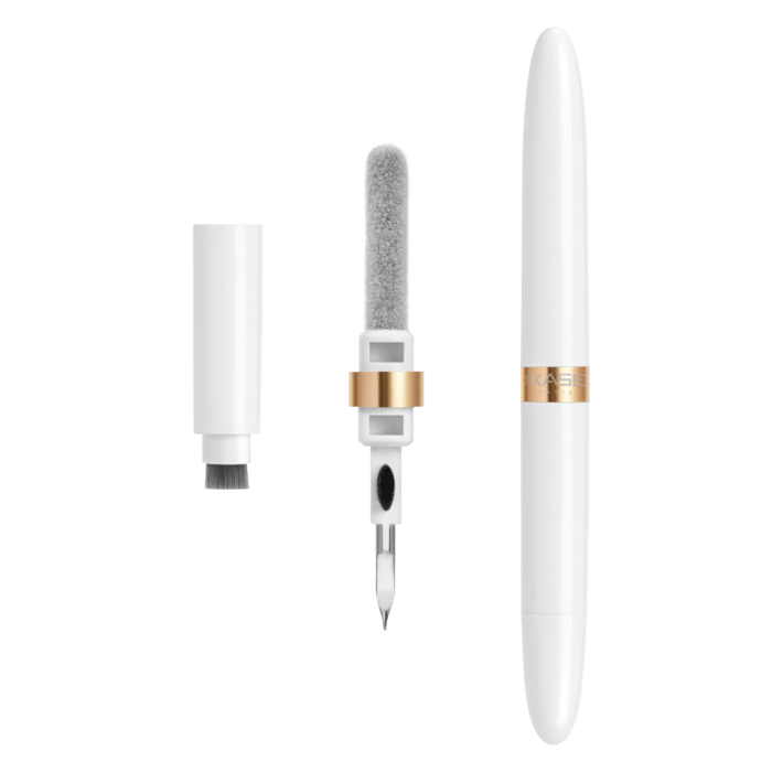 Stylo de nettoyage multifonction 4-en-1, Blanc Lumineux