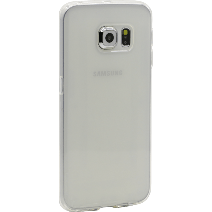 Coque silicone pour Samsung Galaxy S6 Edge, Transparent