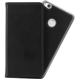 Case 2-in-1 Magnetic Slim Wallet & Case for Huawei P8 Lite (2017), Black
