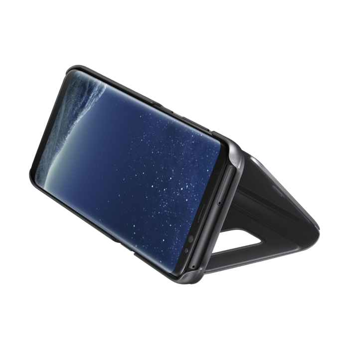Clear View cover noir avec fonction Stand pour Samsung Galaxy S8