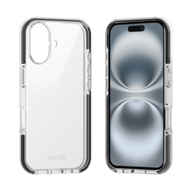 Coque Sport mesh pour 60% de plastique recycl&eacute; Apple iPhone 16, Noir