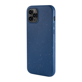 Coque antibact&eacute;rienne vegan bio 100 % z&eacute;ro d&eacute;chet pour Apple iPhone 12/12 Pro, Bleu