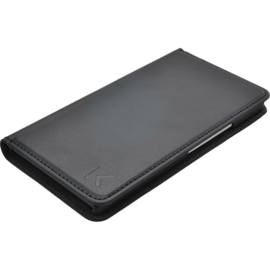 Coque clapet avec pochettes CB pour Huawei Ascend P6, Noir