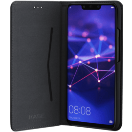 Case Folio Flip case with card slot & stand for Huawei Mate 20 Lite , Black