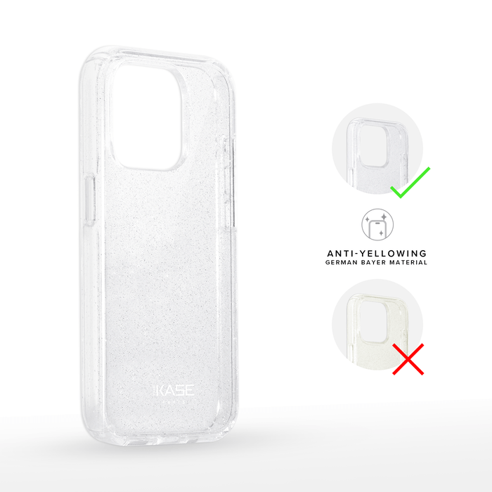 Coque hybride étincelante invisible GEN 2.0 pour Apple iPhone 15 Pro, Transparente