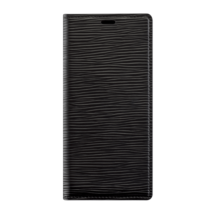 Diarycase 2.0 Coque clapet en cuir véritable avec support aimanté pour Samsung Galaxy S20+, Minuit Noir