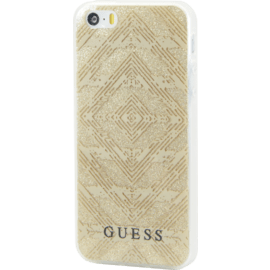Guess Aztec 3D effect pour Apple iPhone 5/5s/SE, &Eacute;tincelante Dor&eacute;e
