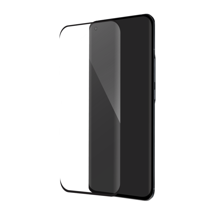 Protection d'&eacute;cran en verre tremp&eacute; Bord &agrave; Bord Incurv&eacute; pour Xiaomi Mi 11/11 Ultra, Noir