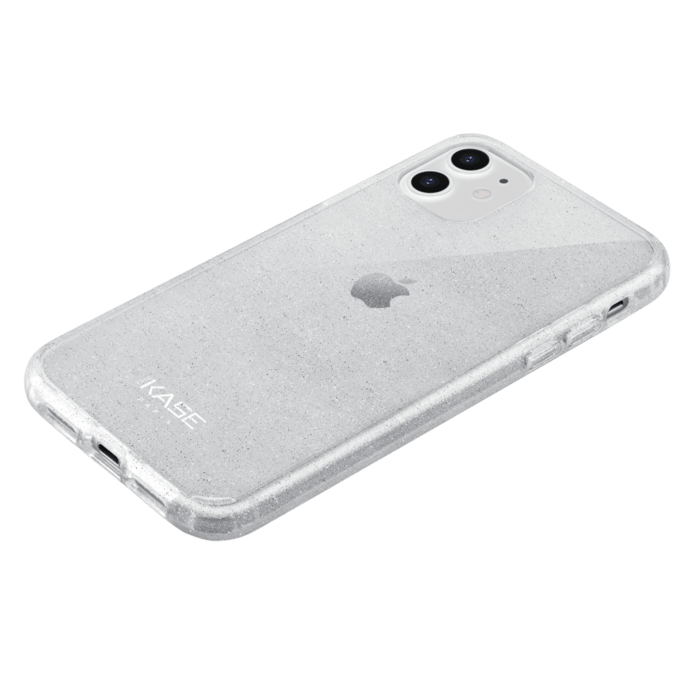 Invisible Sparkling Hybrid Case for Apple iPhone 11, Transparent