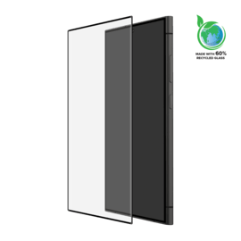 Protection d'écran en verre trempé (60% verre trempé recyclé) pour Samsung Galaxy S24 Ultra 5G, Noir
