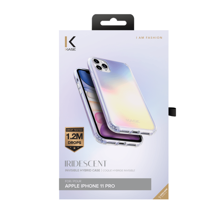 Iridescent Invisible Hybrid Case for Apple iPhone 11 Pro, Iridescent