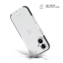 Coque Sport mesh pour 60% de plastique recycl&eacute; Apple iPhone 16, Noir