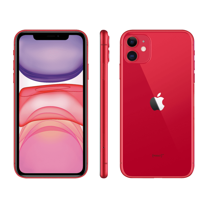 iPhone 11 reconditionné 64 Go, Rouge, débloqué