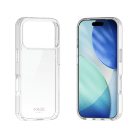 Coque hybride invisible fabriqu&eacute;e &agrave; 83 % de plastique recycl&eacute; pour Apple iPhone 17 Pro, transparente