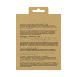 Supreme Universal Travel Adapter GaN 67W 4-bulit-in Port, Black