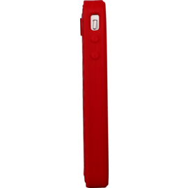 Coque pour Apple iPhone 4/4S, Sac à main matelassé silicone Rouge