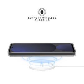 Coque hybride invisible fabriqu&eacute;e &agrave; 83 % de plastique recycl&eacute; pour Samsung Galaxy S24 FE 5G, Transparente