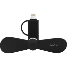 Mini ventilateur de smartphone (Pour les appareils iOS et Android™), Noir