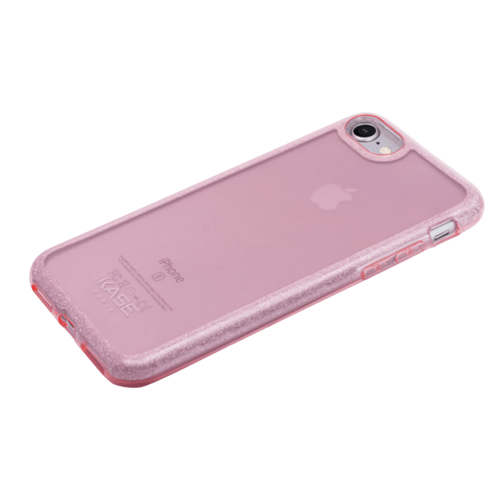 Coque slim pailletée étincelante (Edition contour) pour Apple iPhone 7/8/SE 2020, Or Rose