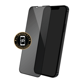 Protection d'&eacute;cran Priv&eacute;e en verre tremp&eacute; (100% de surface couverte) pour Apple iPhone 13 Pro Max, Noir