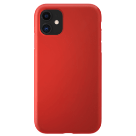 Anti-Shock Soft Gel Silicone Case for Apple iPhone 11, Fiery Red