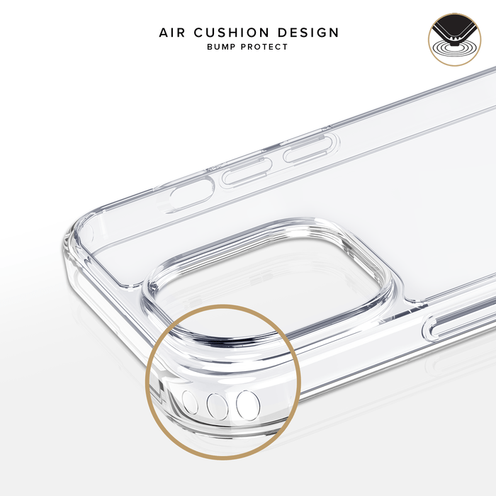 Coque hybride invisible pour Apple iPhone 14 Pro, Transparente
