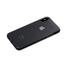 Coque Ultra Slim Invisible pour Apple iPhone X/XS 0,75mm, Transparent Gris