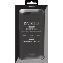 Coque Hybride invisible pour Apple iPhone 7 Plus/8 Plus, Black