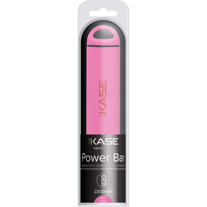 PowerBar, 2200 mAh, rosa super